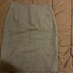 Ann Taylor size 4 brown pencil skirt. Suit jacket sold separately.